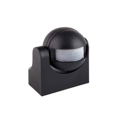 Senzor de prezenta rotund, unghi detectie 180°, montaj aplicat, negru