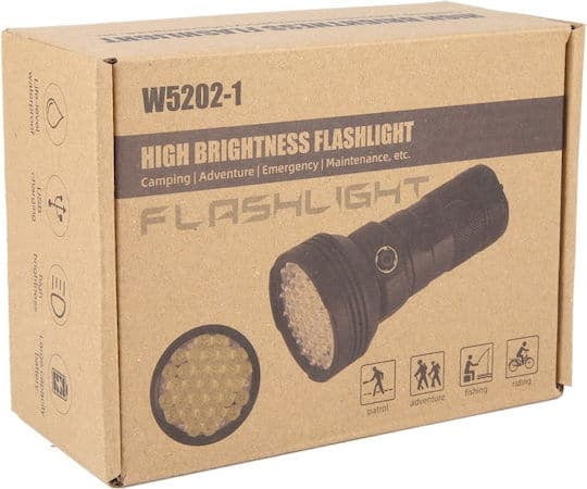 Lanterna de mana LED, carcasa metalica, 4 moduri lumina, USB