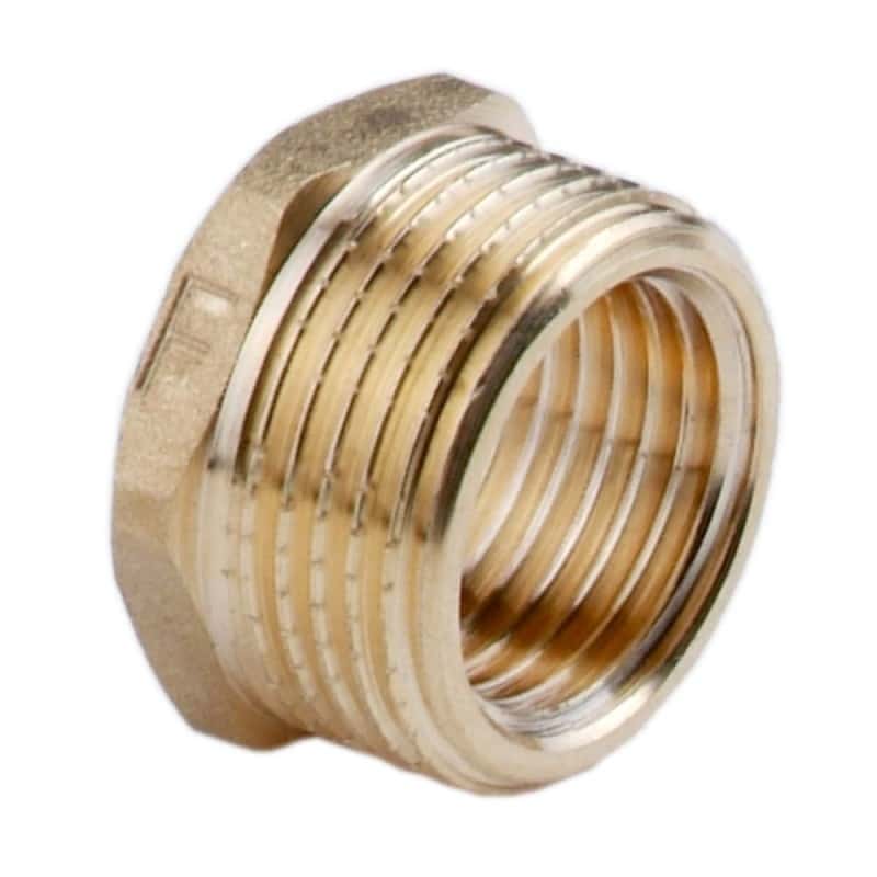 Fiting bronz reductie 1/2-3/8 pentru conducte cu diametre diferite