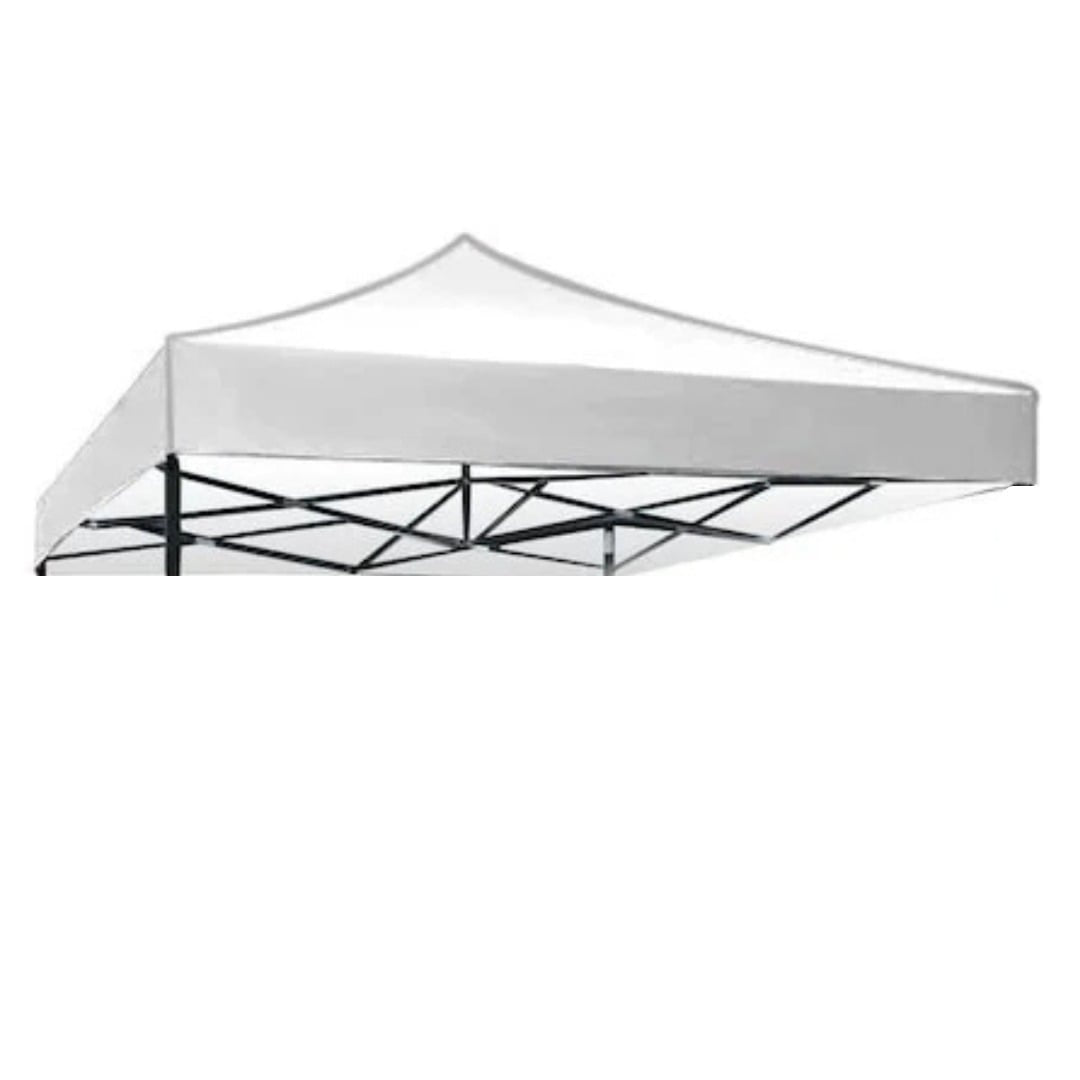 Acoperis pavilion/cort 3x3m alb, rezistent la apa si UV