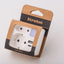 Adaptor dublu cu lumina veghe, 1x Schucko + 1x Euro, USB A+USB C, 16A 250V alb