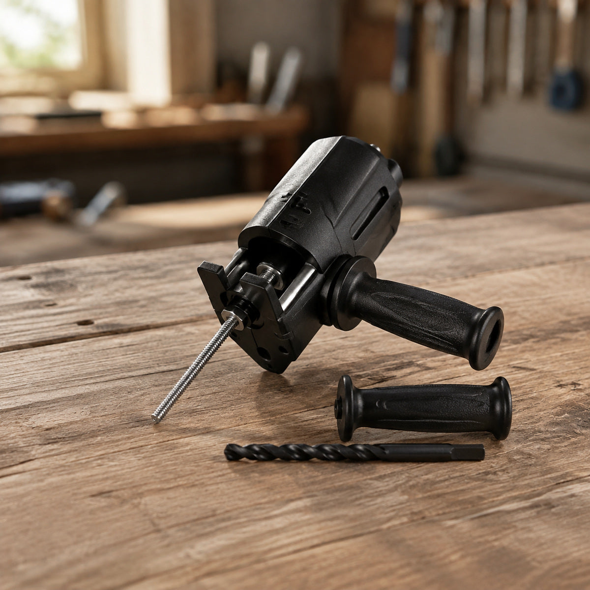 Adaptor Nituitor pentru Mașină de Găurit, cu Mânere și Duze – imagine 2