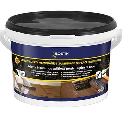 Adeziv membrane bituminoase si placi polistiren, negru, 3 kg, bitum modificat cu polimeri
