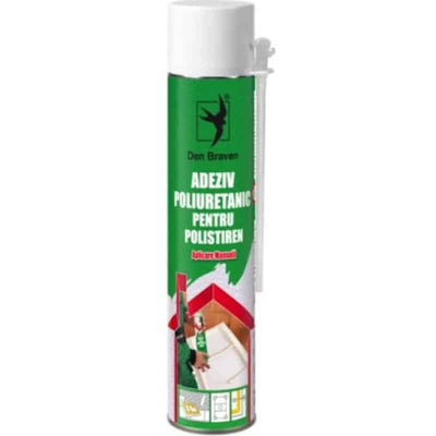 Adeziv poliuretanic manual 700 ml pentru fixare placi polistiren EPS si XPS