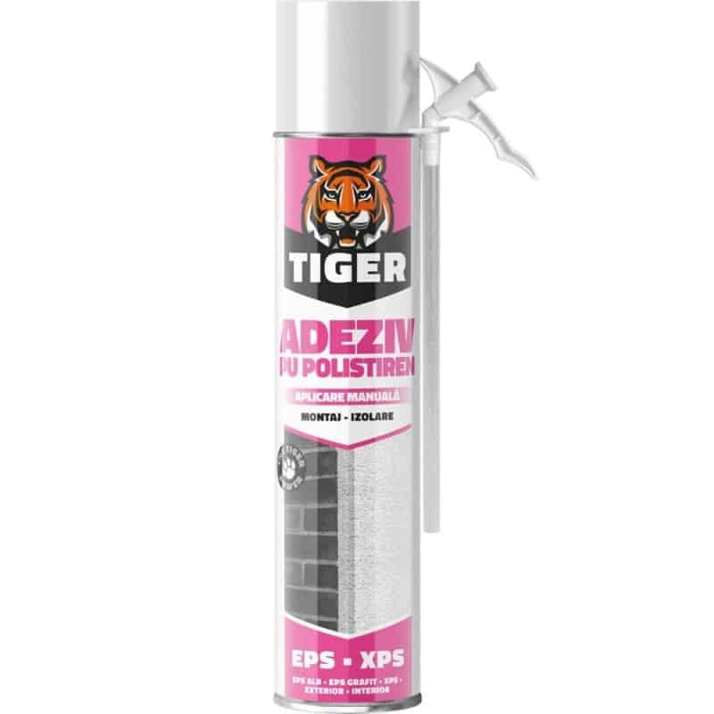Adeziv poliuretanic manual pentru polistiren 650 ml, expansiune redusa, fixare rapida