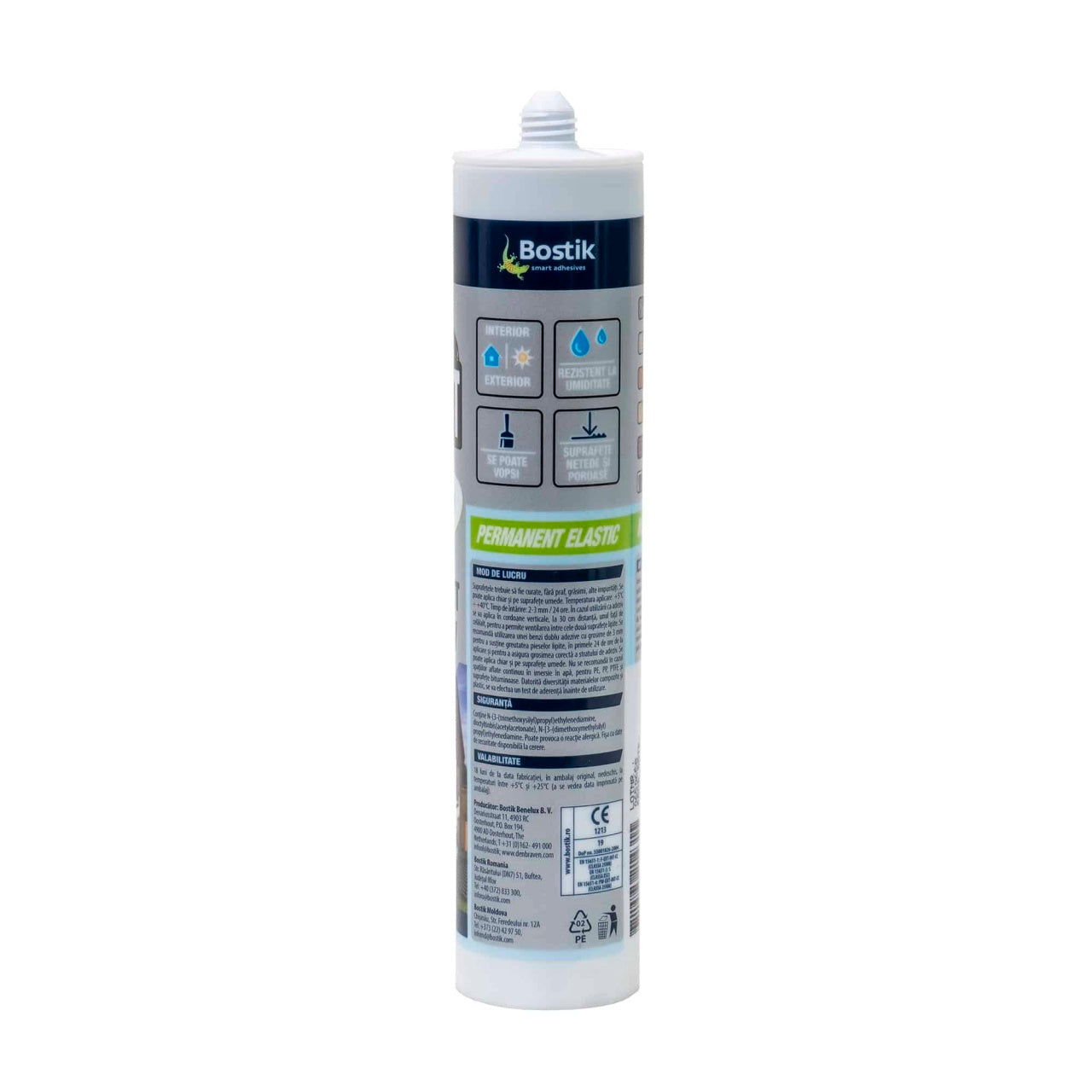 Adeziv universal negru, gel 290ml, aderenta excelenta si rezistenta termica