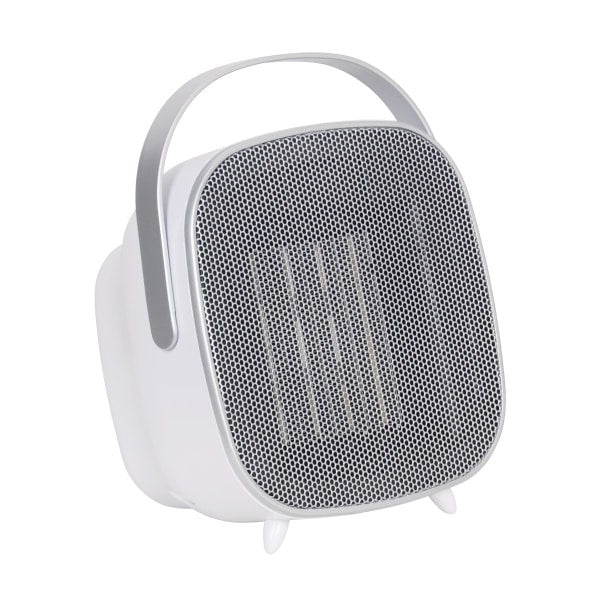 Aeroterma ceramica alba, 1500W, timer, termostat reglabil si maner portabil