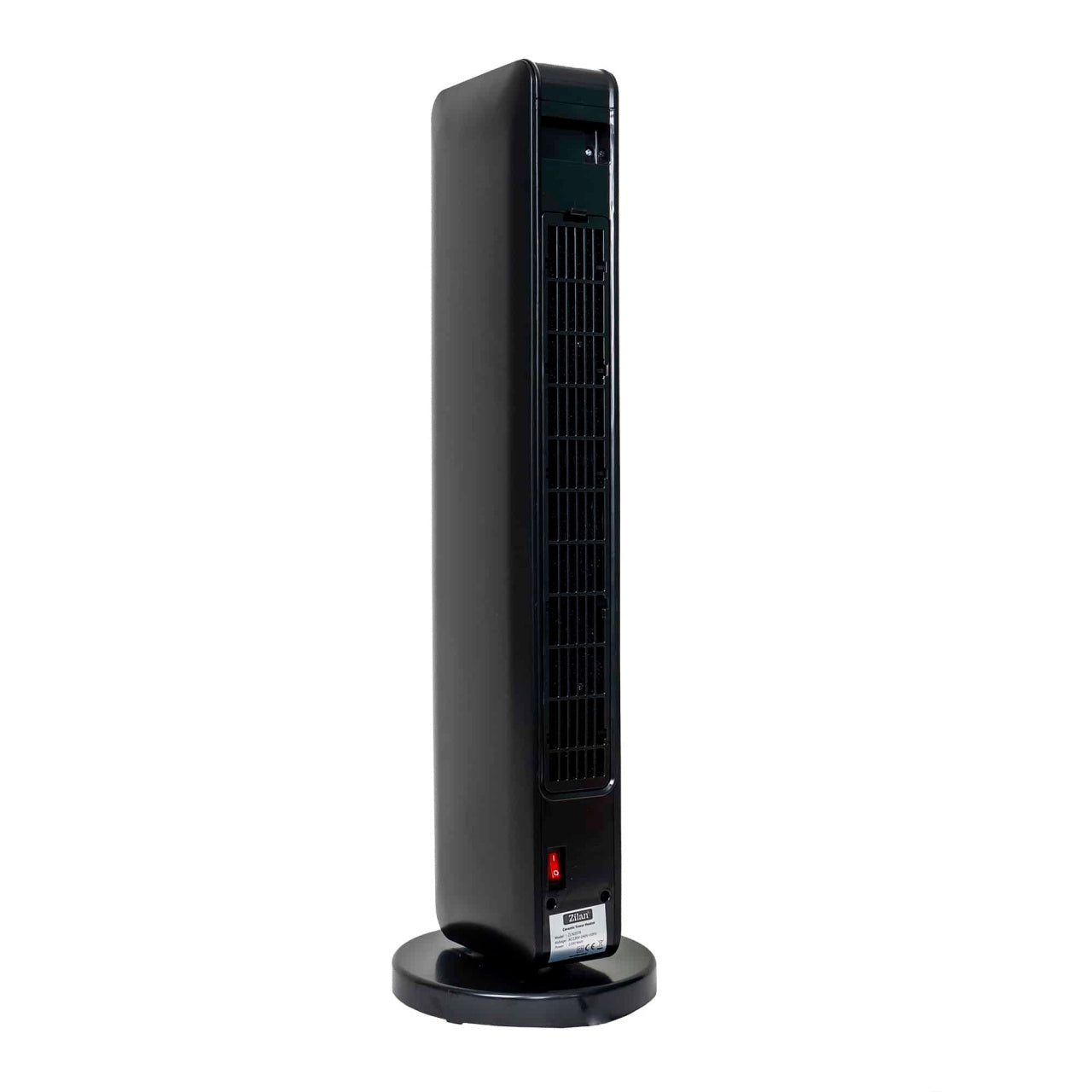 Aeroterma ceramica tip turn 2200W cu ecran tactil si timer 8H, negru