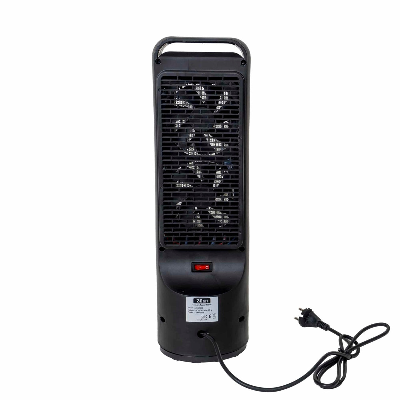 Aeroterma ceramica turn 2000W cu timer 12h si telecomanda, 2 trepte viteza