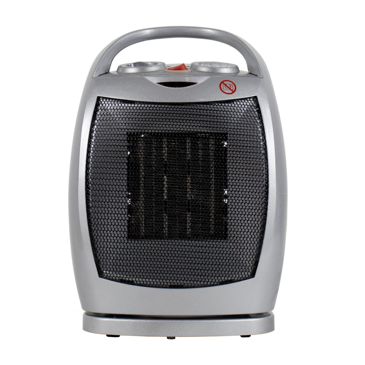 Aeroterma cu aer cald si rece, cu 2 trepte de putere, termostat reglabil, maner transport, protecte supraincalzire, putere 1500W, gri