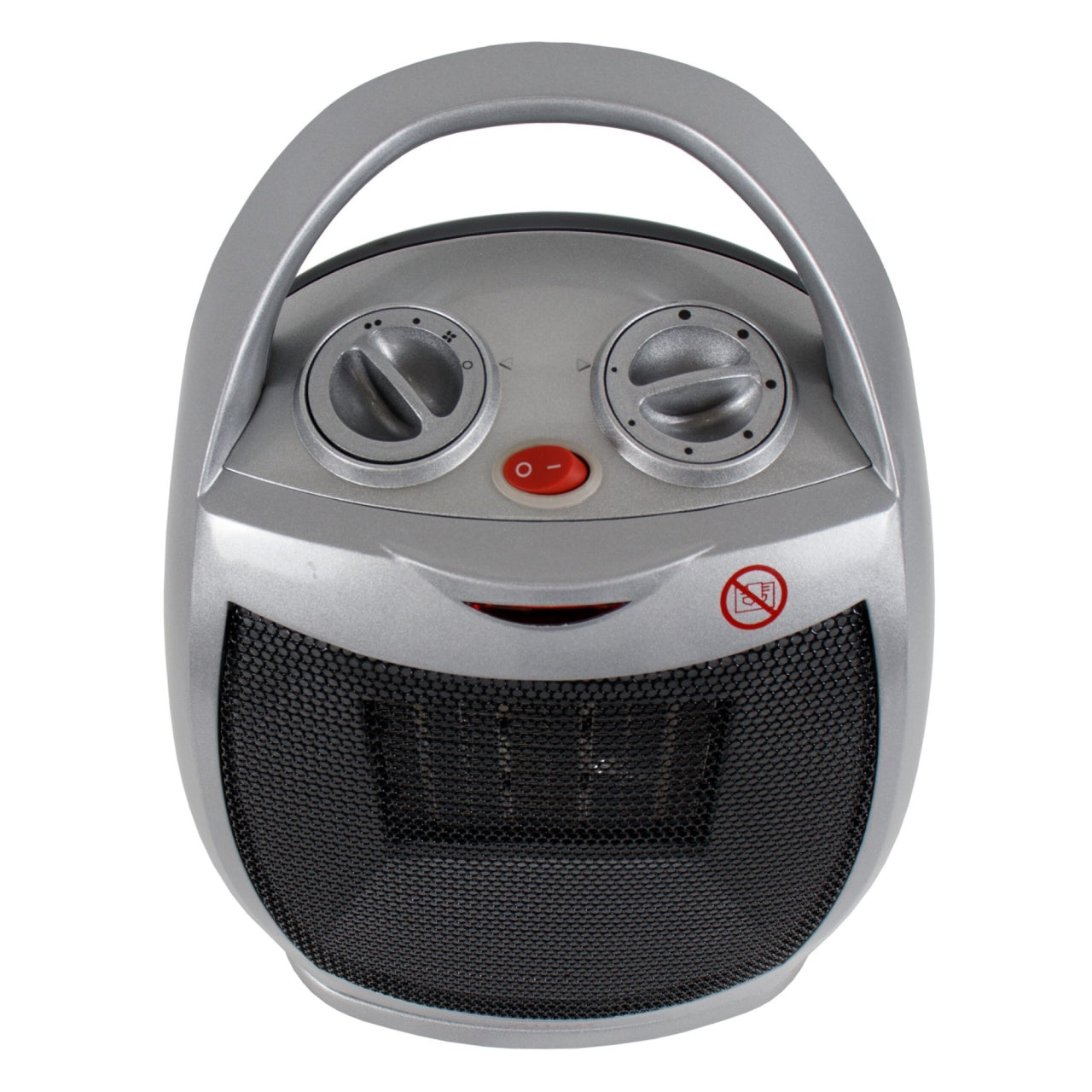 Aeroterma cu aer cald si rece, cu 2 trepte de putere, termostat reglabil, maner transport, protecte supraincalzire, putere 1500W, gri