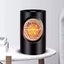 Aeroterma de birou, putere 400W, carcasa termorezistenta din plastic, consum redus de energie, negru