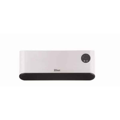 Aeroterma de perete alba 2200W cu ecran LED si detector ferestre deschise