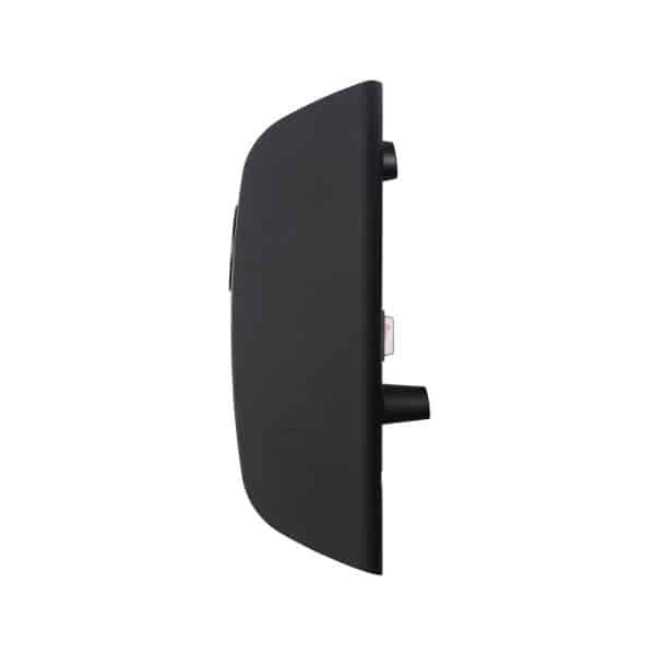 Aeroterma de perete negru, 2000W, display LED si senzor de temperatura