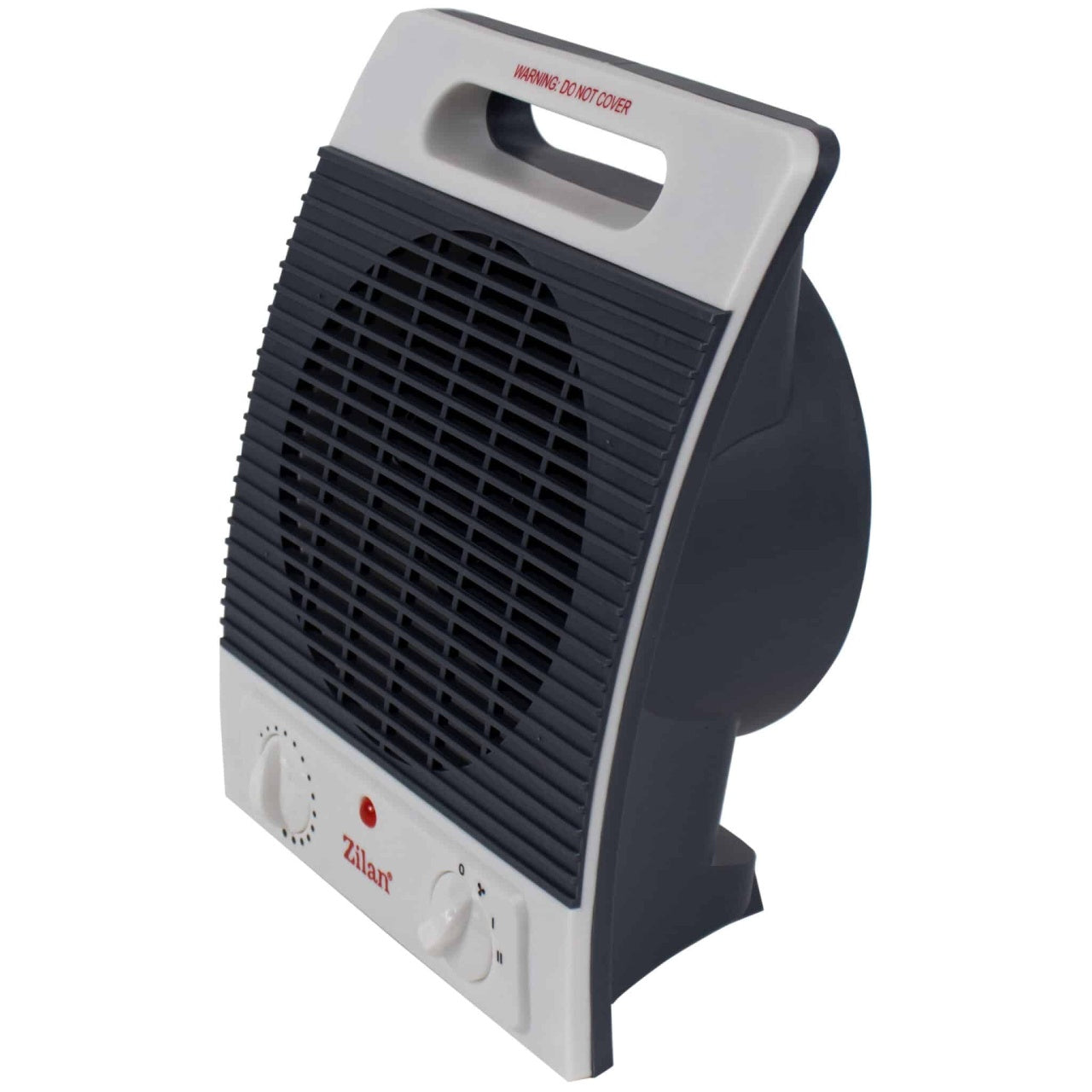 Aeroterma de podea cu 2000W, termostat reglabil si ventilator aer rece