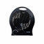 Aeroterma neagra cu 2 niveluri de putere 1000/2000W si termostat reglabil