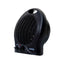 Aeroterma neagra cu 2 niveluri de putere 1000/2000W si termostat reglabil