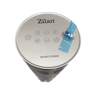 Aeroterma tip turn alba 2200W cu ecran LED, termostat si 3 trepte de viteza