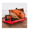 Amplificator imagine FOXMAG24 cu efect 3D, 12 inch, suport telefon, plastic, rosu
