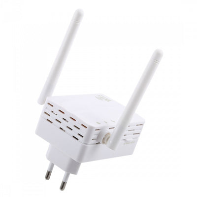 Amplificator semnal retea wireless cu antena dubla Prolight, Alb