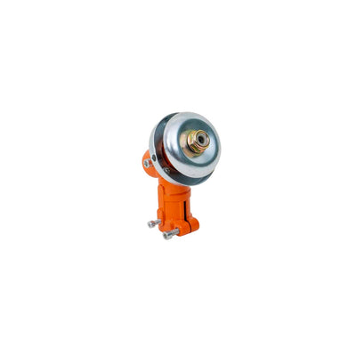 Angrenaj unghiular rotativ pentru motocoasa, 26mm, 9 caneluri, metal turnat