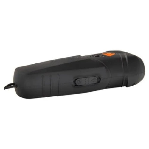 Aparat cu ultrasunete impotriva cainilor, raza de actiune 4 metrii, din plastic, baterie cu capacitate mare, negru