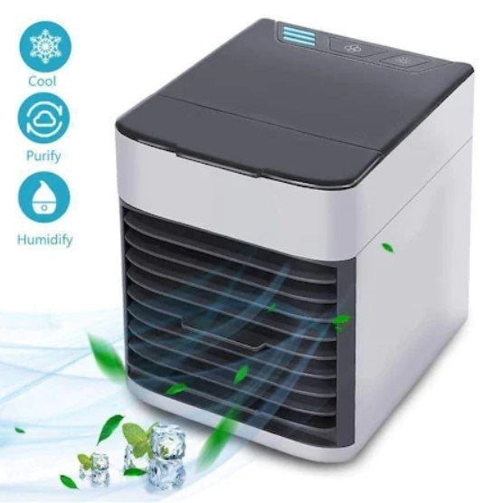 Aparat De Aer Conditionat FOXMAG24, Cu Functie De Racire, Umidificare Si Purificare A Aerului, Gri/Alb