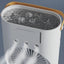 Aparat de aer conditionat portabil de birou cu umidificare prin pulverizare si telecomanda, multifunctional, ecologic, racire eficienta, alb