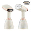 Aparat de Calcat Vertical Portabil – 1500W, Vaporizare Rapida 15s, 3 Nivele de Abur, Rezervor 280ml, Panou Inox, Galben Pal