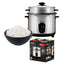 Aparat de gatit 2 in 1 pentru orez si abur, 500W, capacitate 1.5L, inox