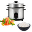 Aparat de gatit 2 in 1 pentru orez si abur, 500W, capacitate 1.5L, inox