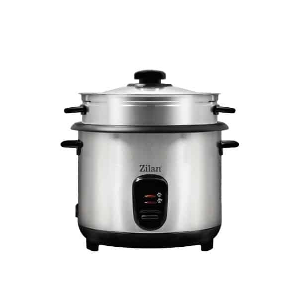 Aparat de gatit 2 in 1 pentru orez si abur, 500W, capacitate 1.5L, inox