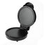 Aparat de gatit pizza, FOXMAG24, putere 1000W, cu suprafete de gatire antiaderente si termostat reglabil, negru, compact