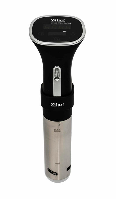 Aparat de gatit Sous Vide 800W, control digital, timer, oprire automata, 6-12L, negru/inox