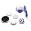 Aparat de masaj FOXMAG24, anticelulitic, 4 capete de masaj incluse, 25W, alb/albastru