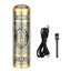 Aparat de ras, FOXMAG24, de dimensiuni reduse, portabil, cu lame oscilante, incaracare USB, auriu