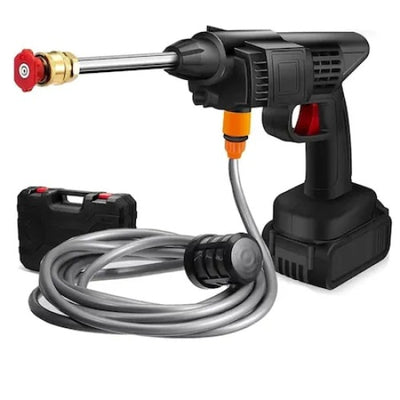 Aparat de spalat cu presiune, cu acumulator reincarcabil, autonomie 45 de minute, putere 300W, negru