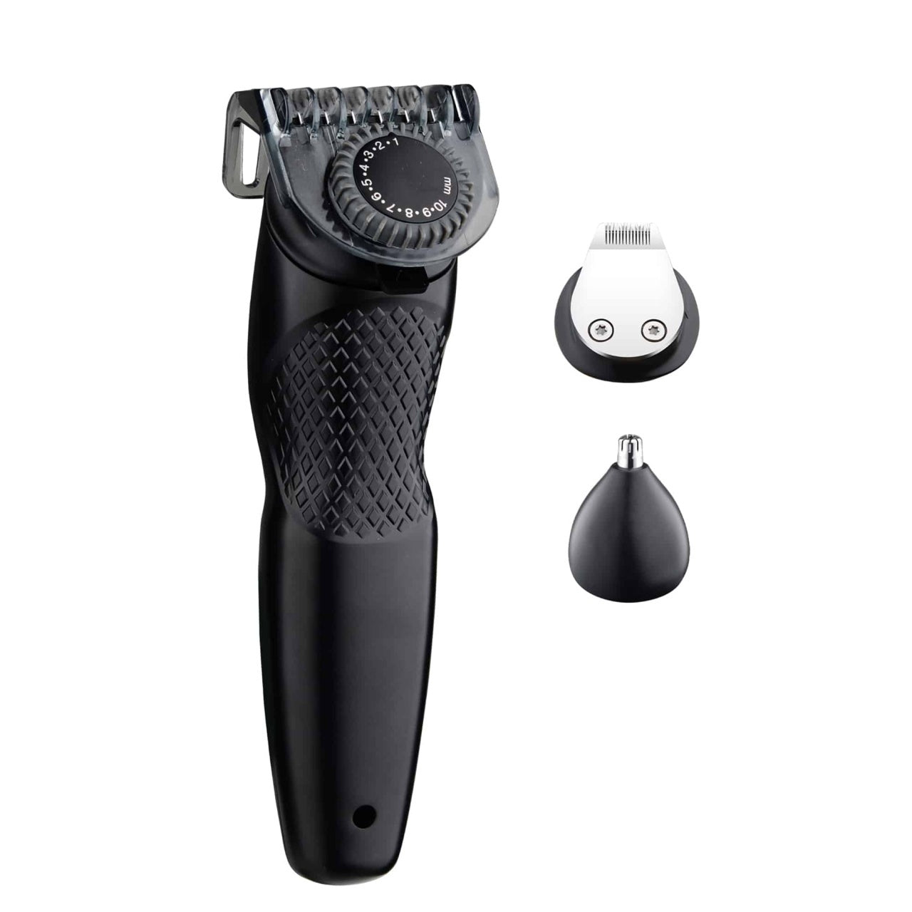 Aparat de tuns 4 in 1 cu incarcare USB, 4 capete, 500mAh, negru