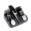 Aparat de tuns, 5 in 1, fara fir, profesional, cu 5 capete de schimb, cu lame din otel, negru