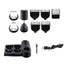 Aparat de tuns electric 10 in 1 pentru barbati, reincarcabil, LED, negru