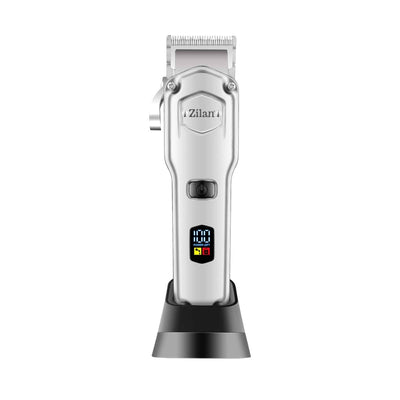 Aparat de tuns electric 11 in 1 pentru barbati, reincarcabil, IPX7, LED, gri