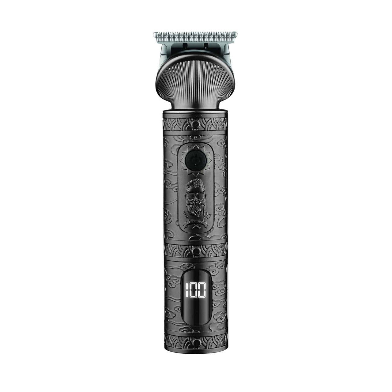 Aparat de tuns electric 16 in 1 pentru barbati, reincarcabil, LED, gri