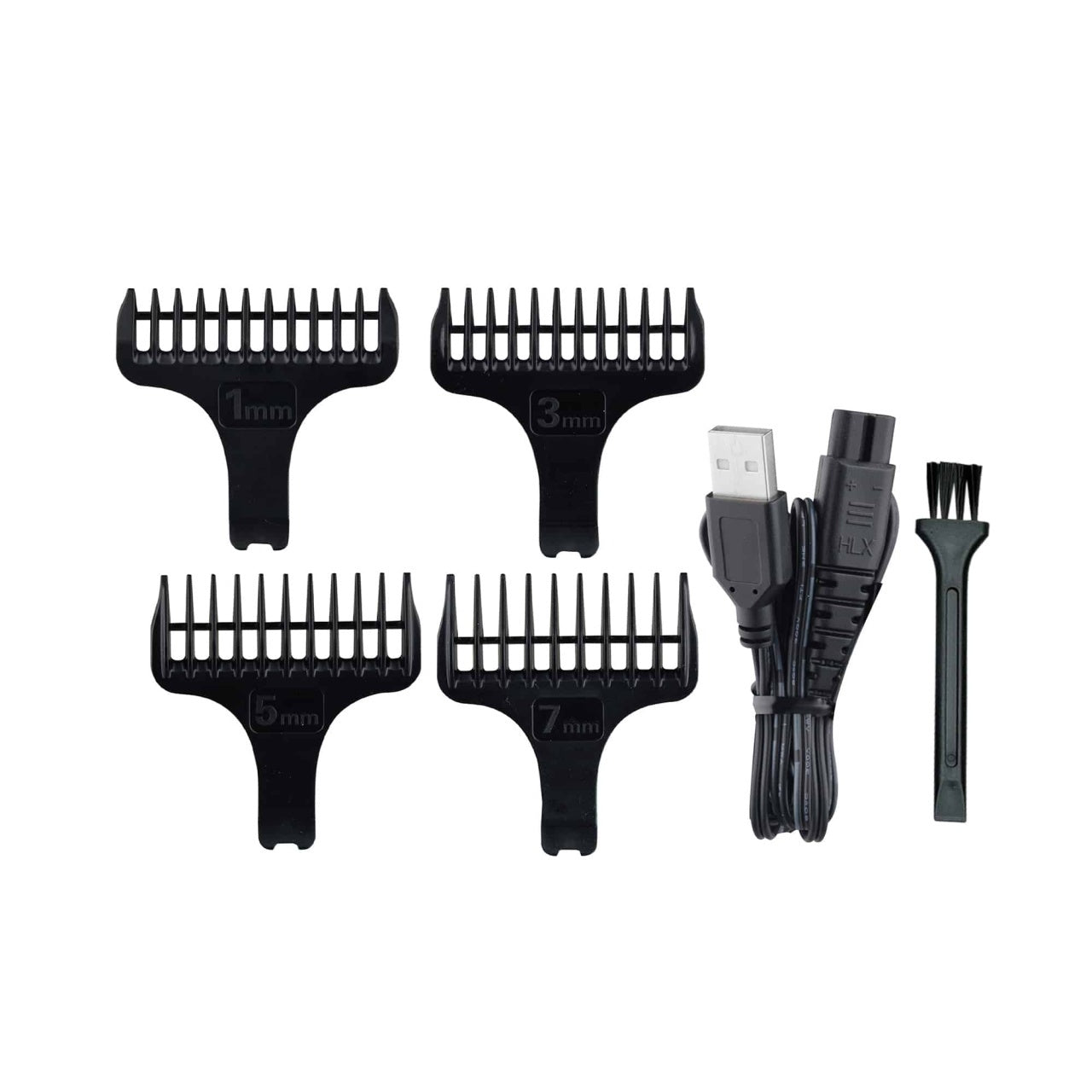 Aparat de tuns electric 5 in 1, reincarcabil, IPX7, ecran LED, gri