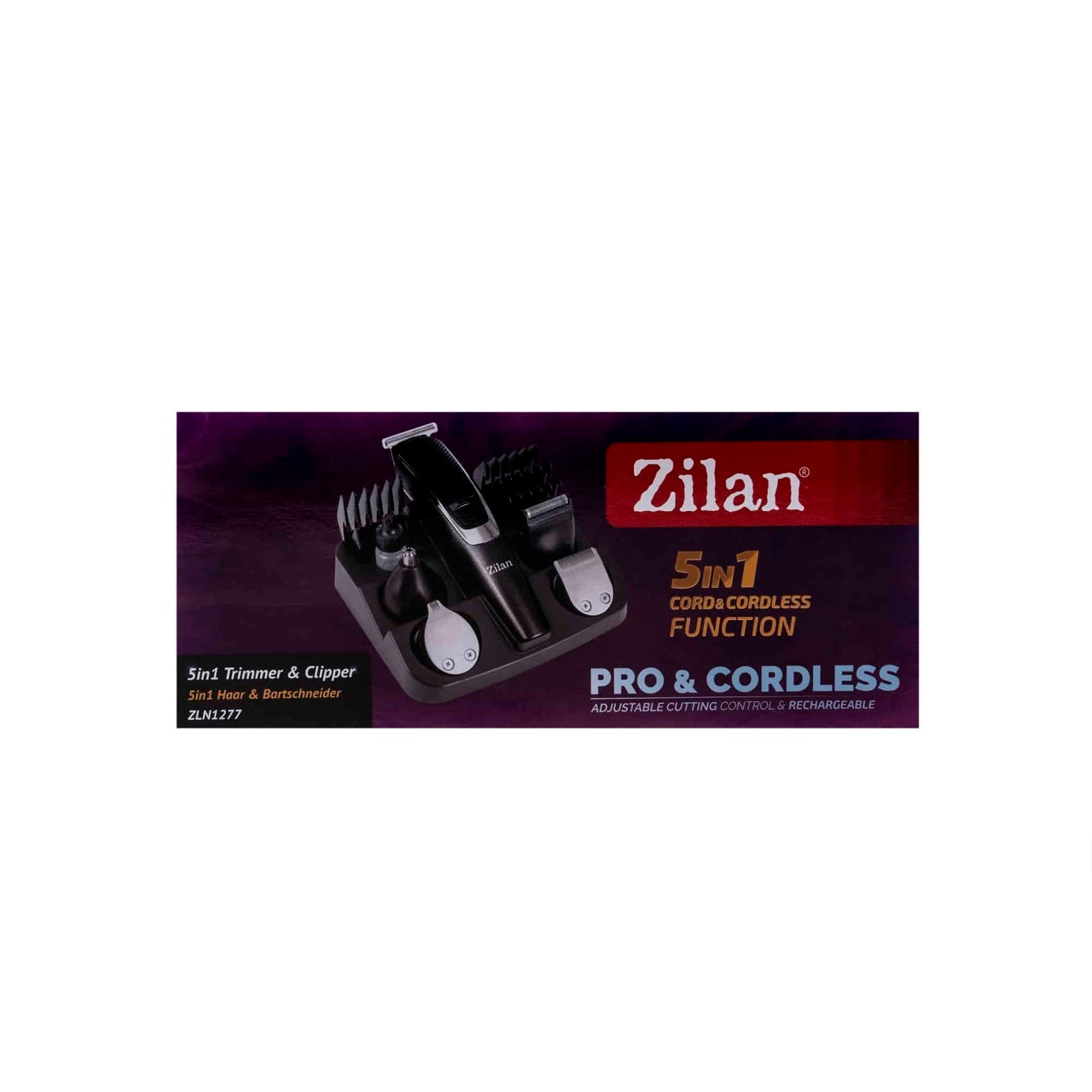 Aparat de tuns profesional 5 in 1 cu 5 capete de schimb si fara fir