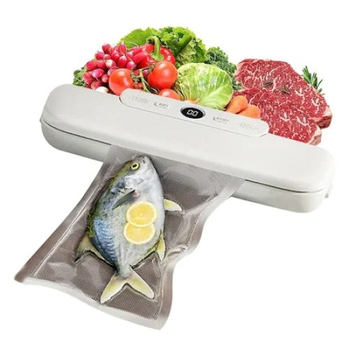 Aparat de vidat, cu display, din plastic, putere 120W, 30 cm bara de lipire, alb