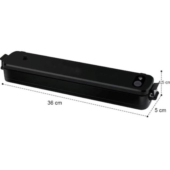 Aparat de vidat FOXMAG24, vacuum, sigilare alimente, electric, negru