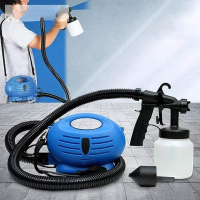 Aparat de Vopsit Electric 650W – Pistol de Zugravit Portabil cu Compresor si Furtun Flexibil