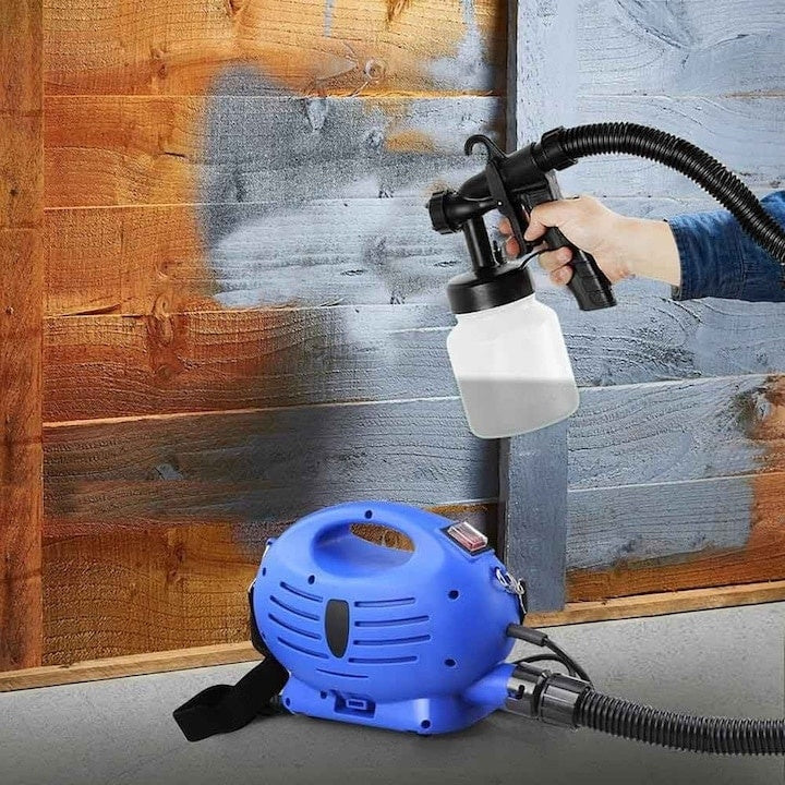 Aparat de Vopsit Electric 650W – Pistol de Zugravit Portabil cu Compresor si Furtun Flexibil