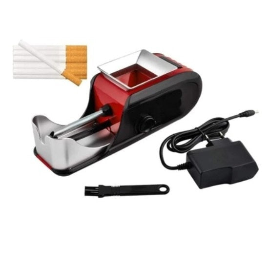 Aparat Electric de facut Tigari FOXMAG24, injectare tutun, design ergonomic, negru/rosu