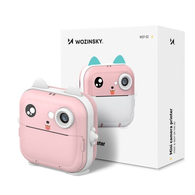 Aparat foto cu Mini imprimanta termica, pentru copii, 1200mAh, 48MP
